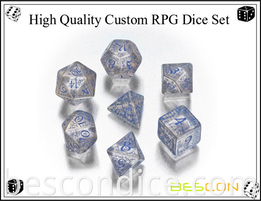 High Quality Custom RPG Dice Set